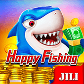 Happy Fishing cartoon fish arcade icon